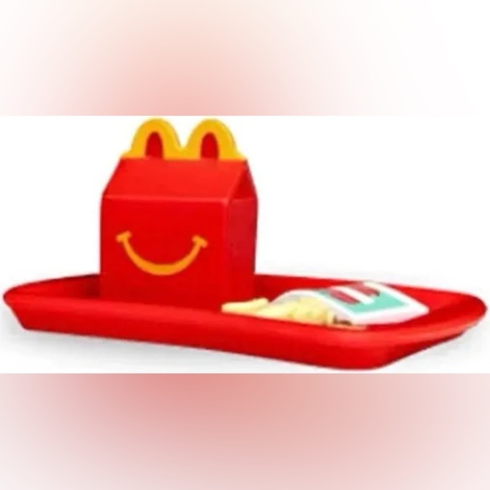 McDonald Mini Toy Happy Meal Tray With Apples NWT